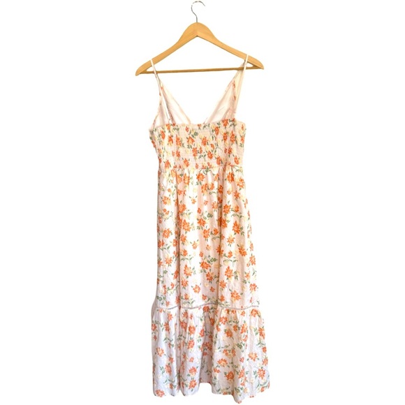 Simplee Floral Ruffle Lined dress size medium - Picture 2 of 4